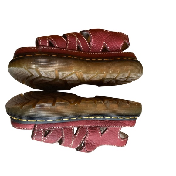 Dr. Martens Vintage 2005 Burgundy Sandals NIB - Picture 3 of 8